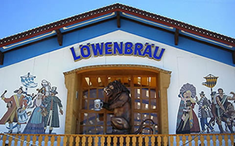 Bierzelt Oktoberfest - Löwenbräu Zelt