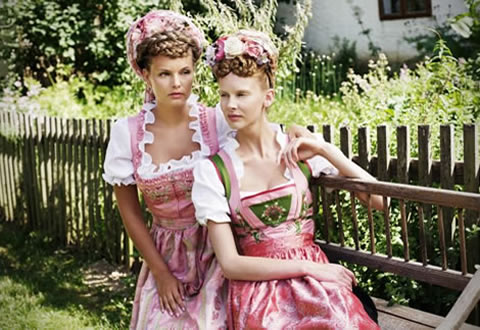 Wiesndirndl und Trachten Mode (Bild Sportalm)